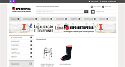 Desktop Screenshot of nipoortopedia.com.br