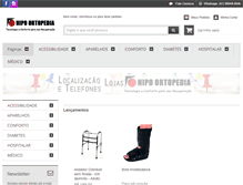 Tablet Screenshot of nipoortopedia.com.br